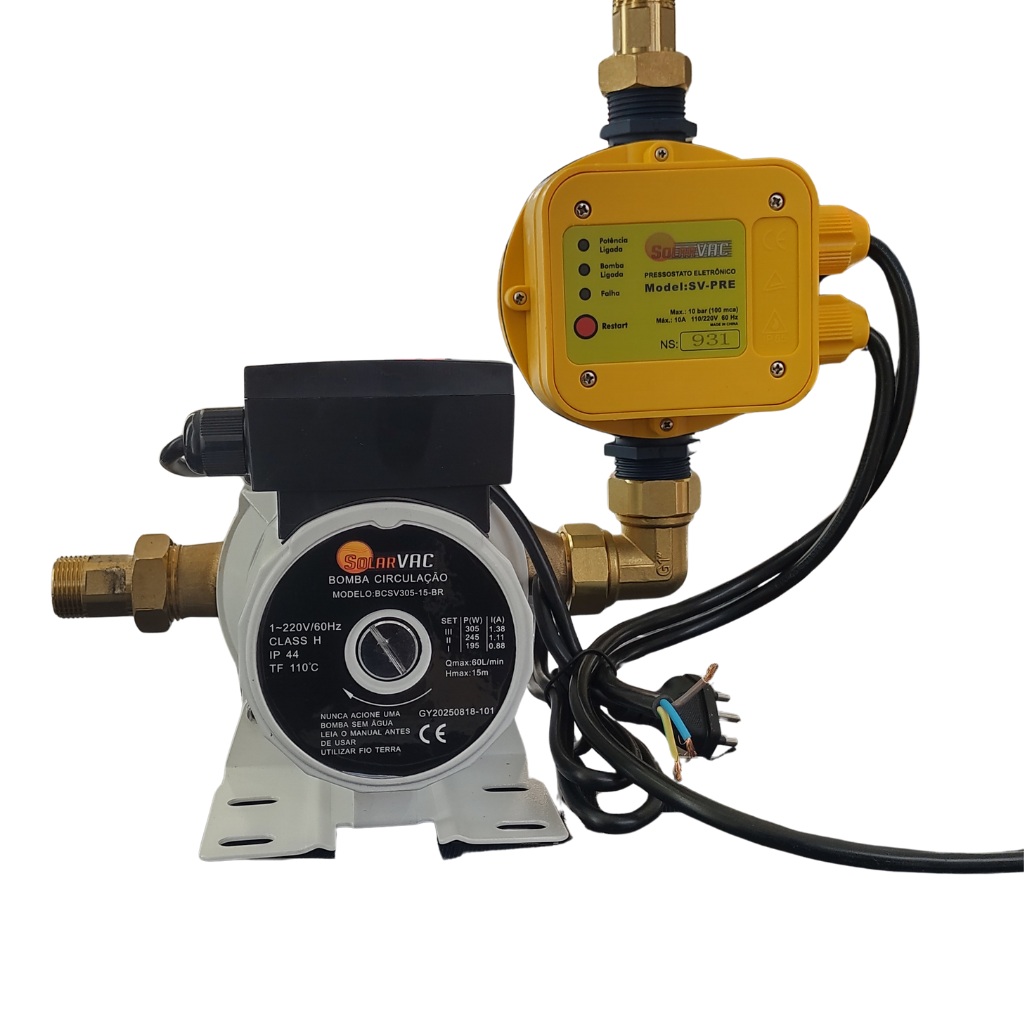 Bomba Circuladora Pressostato Kit